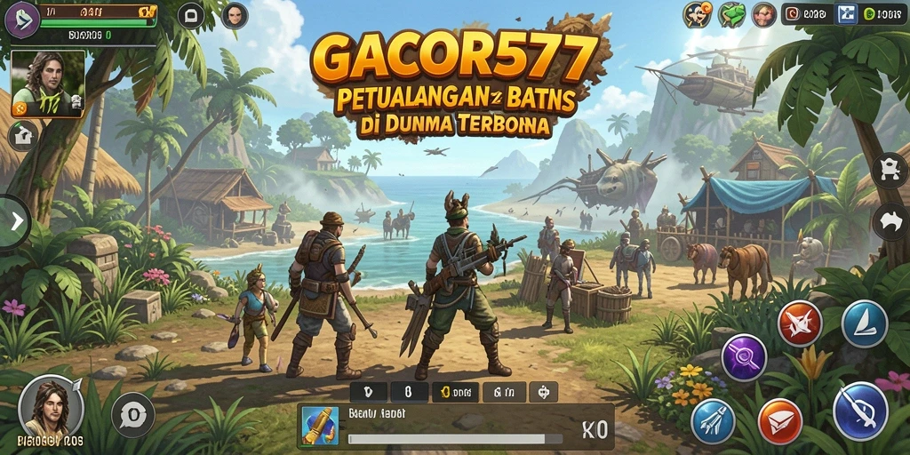 Screenshot GACOR577 menunjukkan aksi mendebarkan di dunia terbuka.