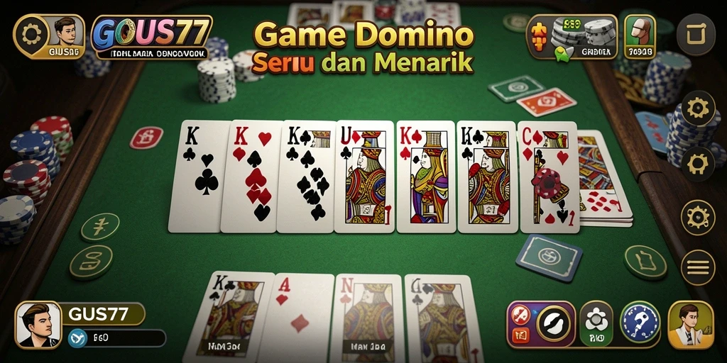 Tampilan gameplay seru dan menarik dari GUS77.
