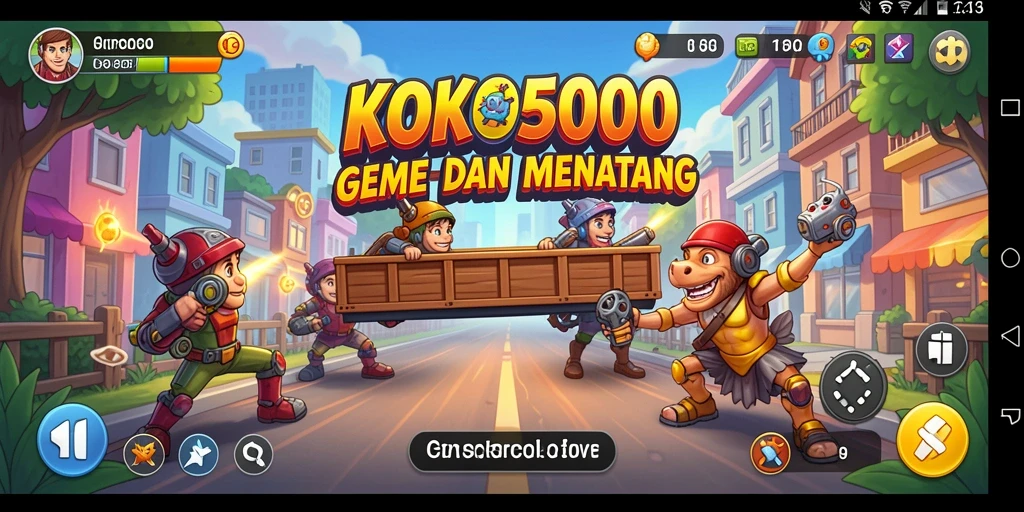 Tangkapan layar gameplay KOKO5000 yang menampilkan tantangan seru.